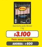 Winter - Salchicha Pollo