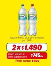 Vital - Agua Mineral  Con O Sin Gas