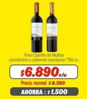Castillo de Molina - Vino Castillo De Molina Carmenere O Cabernet Sauvignon