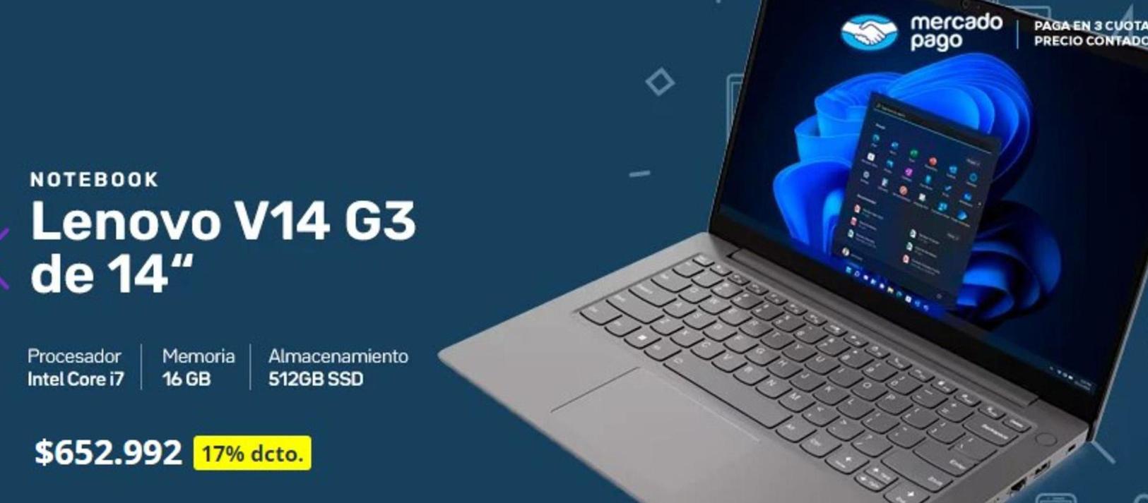 Notebook - Lenovo V14 G3 De 14"