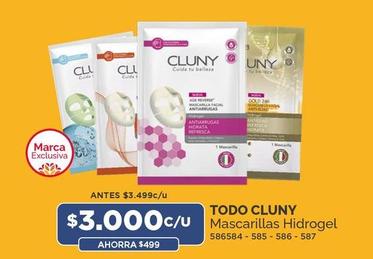 Cluny - Todo  Mascarillas Hidrogel
