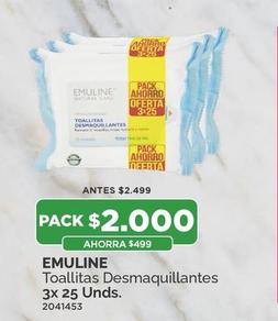 Emuline - Toallitas Desmaquillantes