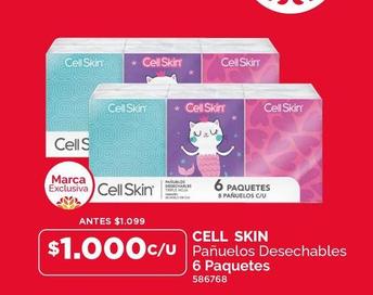 Cell Skin - Panuelos Desechables 6 Paquetes