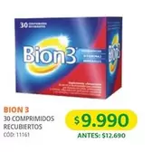Bion3 - BIOON 3 30 COMPRIMIDOS RECUBERTOS