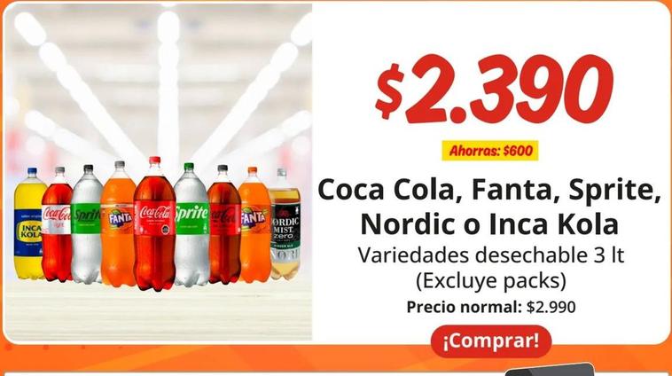 Sprite - Coca Cola, Fanta, , Nordic O Inca Kola