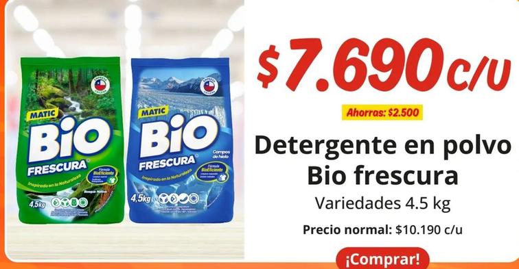 Bio - Detergente En Polvo  Frescura