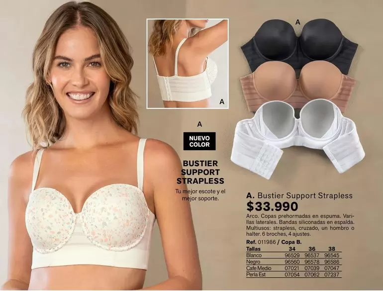 Perla - Bustier Support Strapless