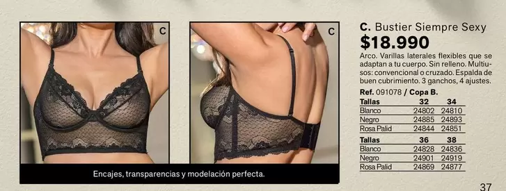Perfecta - Bustier Siempre Sexy