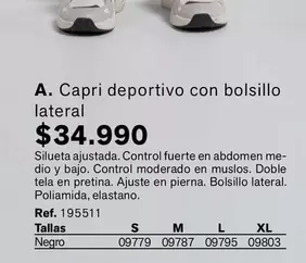Capri -  Deportivo Con Bolsillo Lateral