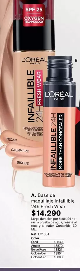 Golden - L'oreal N’s Flatbread 24h Fresh Noir