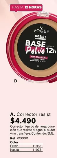 Vogue - Volume - Corrector Resist