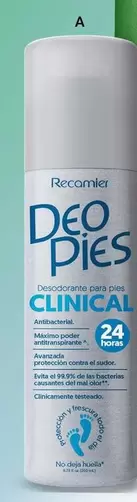 Recommendment Deodorant Para Pies Clinical