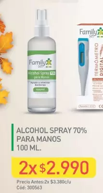Family Set - Alcohol Spray 70% Para Manos