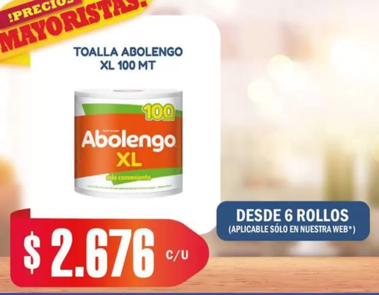 Abolengo - Toalla  Xl 100 Mt