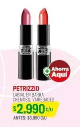 Petrizzio - Labial En Barra Cremoso