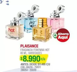 Plaisance - Fragancia Femenina Hot
