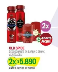 Old Spice - Desodorante En Barra O Spray