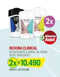 Rexona - Clinical Desodorante Clinical En Crema