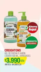 Creightons - Gel De Ducha O Jabon Liquido