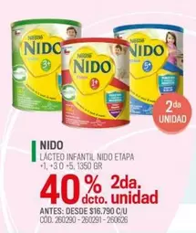Nestlé - Nido Lácteo Infantil Etapa