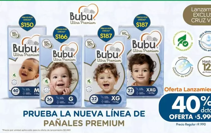 Bubu - Prueba La Nueva Línea De Pañales Premium