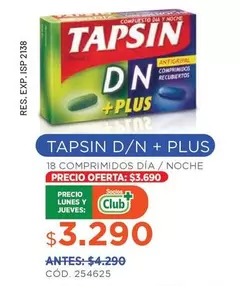 Tapsin -  D/n + Plus