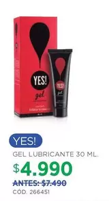 Yes - ! - Gel Lubricante