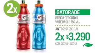 Gatorade - Bebida Deportiva Variedades