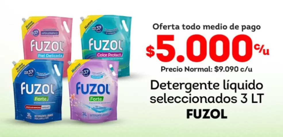 Fuzol - Detergente Liquido Seleccionados