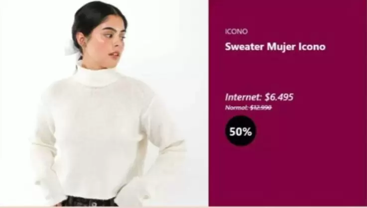 Sweater Mujer Icono