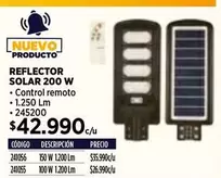 Control - ReFlector Solar 200 W
