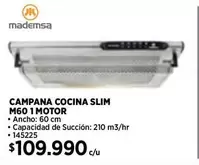 MSI - Campana Cocina Slim M60 1 Motor