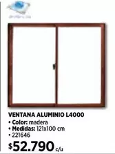 Ventana Aluminio L4000