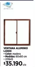 Ventana Aluminio L4000