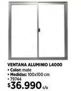 Ventana Aluminio L4000