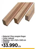 Oregón - Pino Oregon Finger