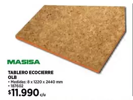 Masisa - Tablero Ecocierre