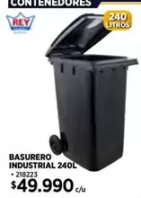 Rey - Basurero Industrial 240L