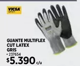 Safety - Guante Multiflex Cut Latex Gris