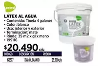 Látex Al Agua