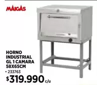 Maigas - Mâcas - Horno Industrial 1 Camara 58x65cm