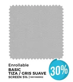 Suave - basic - Enrollable Tiza / Gris  Screen 5%