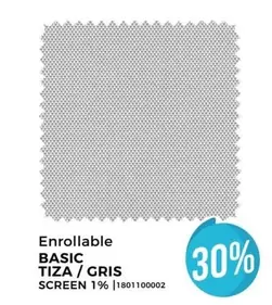 Enrollable Basic Tiza/ Gris Screen