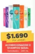 Sedal - Acondicionador O Shampoo