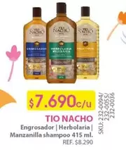 Tío Nacho - Engrosador Herbolaria Manzanilla Shampoo