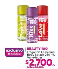 Beauty 100 - Fagancia Femenina Body Splash