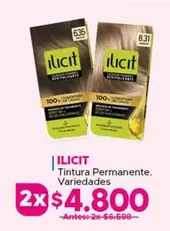 Ilicit - Tintura Permanente. Variedadades