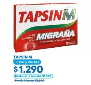 Tapsin -  M - Lunes Y Viernes
