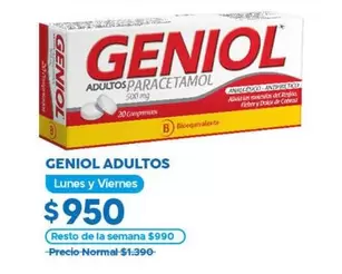 Geniol -  Adultos