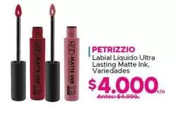Petrizzio - Labial Liquido Ultra Lasting Matte Ink